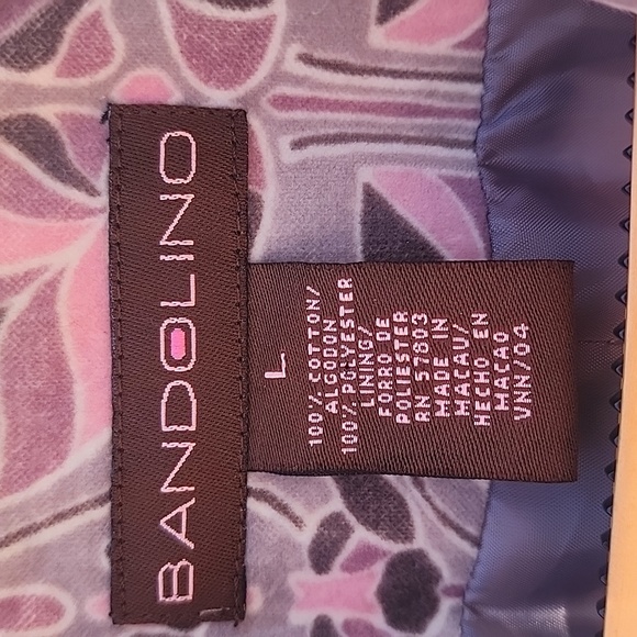 BANDOLINO Pink Gray Velvet Jacket L Topper Velour Retro Peacoat Driving Coat - Picture 11 of 15